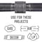 B & K STZ Industries 1 in. FIP each X 1 in. D FIP Black Malleable Iron Coupling 310UPCO-1 - alternate 7